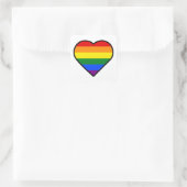 PRIDE HEART VIERKANTE STICKER (Tas)