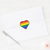 PRIDE HEART VIERKANTE STICKER (Envelop)