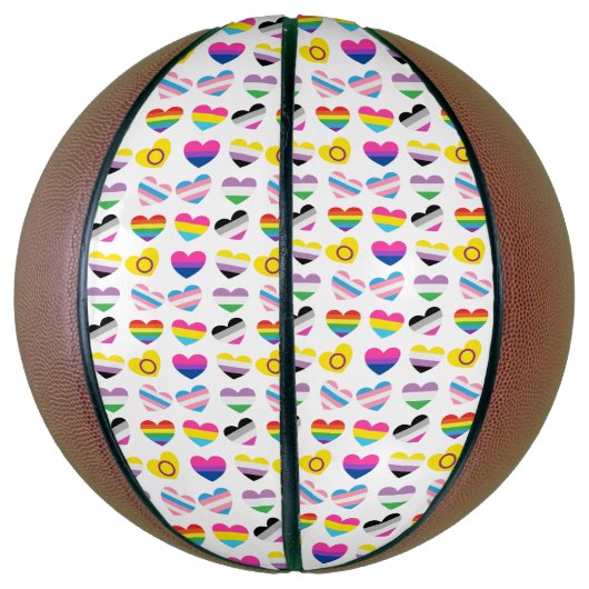 Pride Hearts Basketball Basketbal (Verticaal)