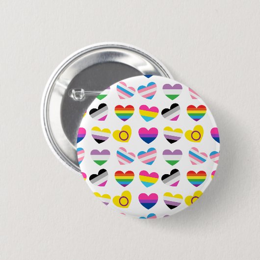 Pride Hearts Button (Voorkant /achterkant)