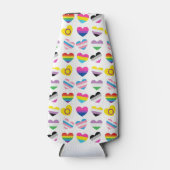 Pride Hearts Cozy Flesjeskoeler (Voorkant)