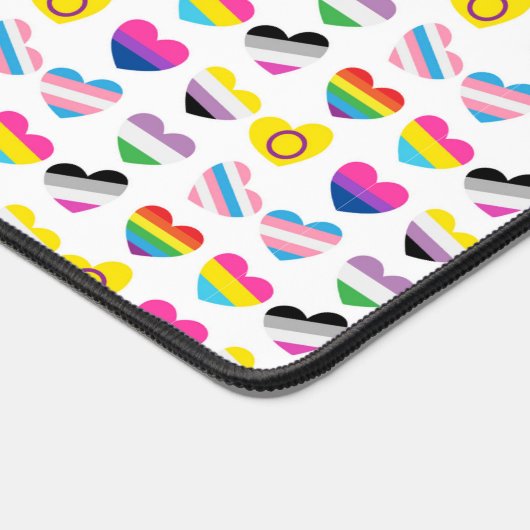 Pride Hearts Desk Mat (Hoek)