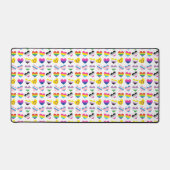 Pride Hearts Desk Mat (Voorkant)