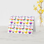 Pride Hearts Kaart (Gele Bloem)