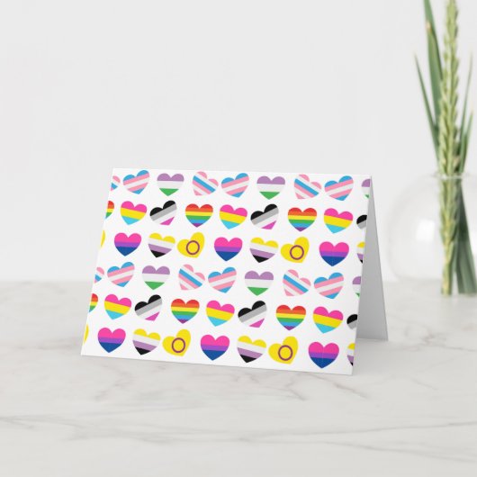 Pride Hearts Kaart (Voorkant)