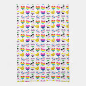 Pride Hearts Kitchen Towel Theedoek (Verticaal)