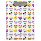 Pride Hearts-klembord Klembord (Voorkant)