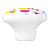 Pride Hearts Knob Keramische Knop (Zijkant)