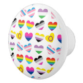 Pride Hearts Knob Keramische Knop (Rechts)