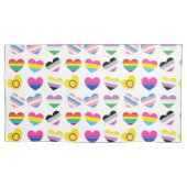 Pride Hearts Kussenslopen (Voorkant-Links)