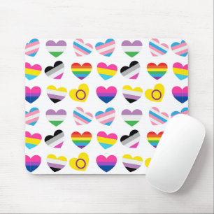Pride Hearts Mousepad Muismat
