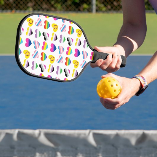 Pride Hearts Pickleball Racket (Insitu)