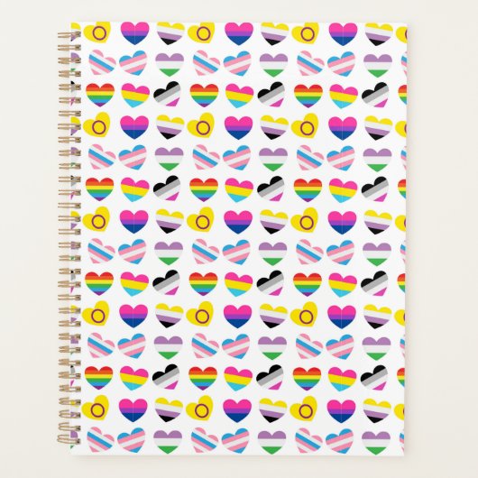 Pride Hearts Planner (Voorkant)