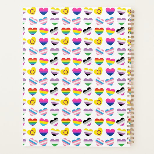 Pride Hearts Planner (Achterkant)