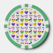Pride Hearts Poker Chips (Voorkant)