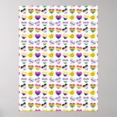 Pride Hearts Poster (Voorkant)