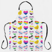 Pride Hearts Schort (Voorkant)