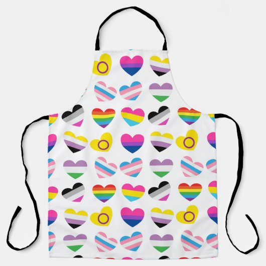 Pride Hearts Schort (Voorkant)