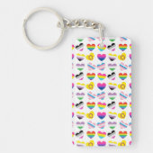 Pride Hearts Sleutelhanger (Voorkant)