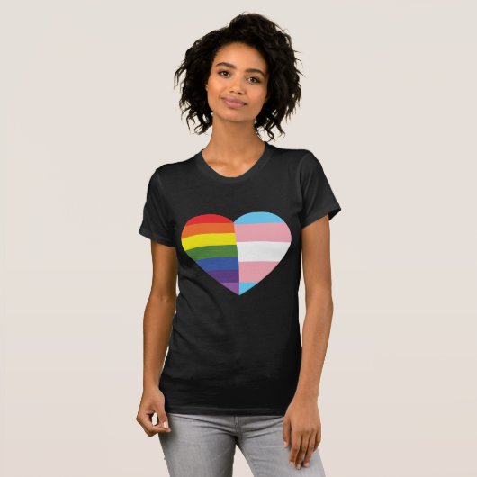 Pride Hearts! T-shirt (Voorkant volledig)