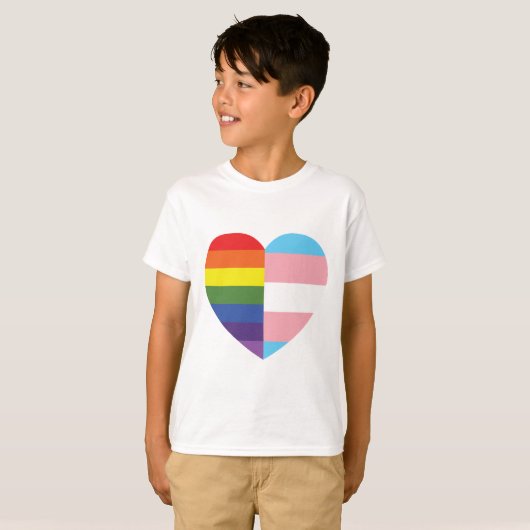 Pride Hearts! T-shirt (Voorkant volledig)