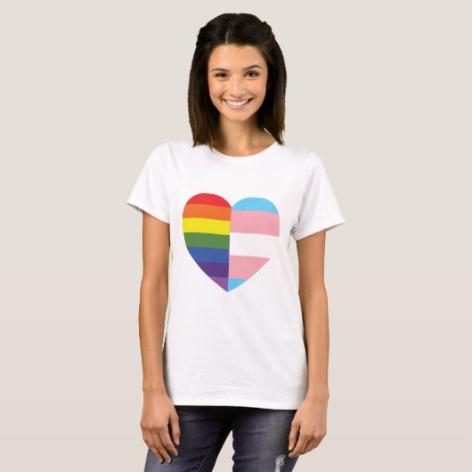 Pride Hearts! T-shirt (Voorkant volledig)