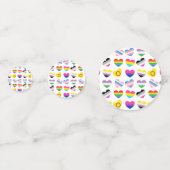 Pride Hearts Table Confetti (Voorkanten)