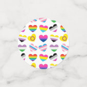 Pride Hearts Table Confetti (Kleine voorkant)