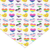 Pride Hearts Table Runner Lange Tafelloper (Hoek)