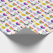 Pride Hearts Wrapping Paper Cadeaupapier (Hoek)
