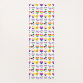 Pride Hearts Yoga Mat (Achterkant)