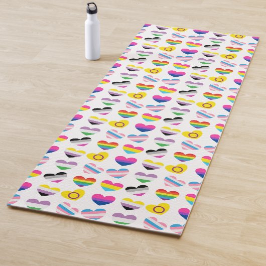 Pride Hearts Yoga Mat (In situ)