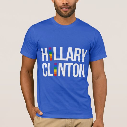 Pride Hillary Clinton - LGBT - T-shirt (Voorkant)