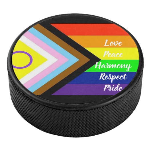 Pride Hockey Puck (3/4)