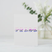 Pride Holo | Genderfluid Pride Postkarte Briefkaart (Staand voorkant)