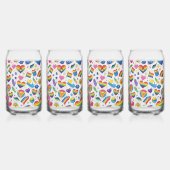 PRIDE HOMOSEKSUELE LGBT SET BLIKVORM GLAS (Voorkant)