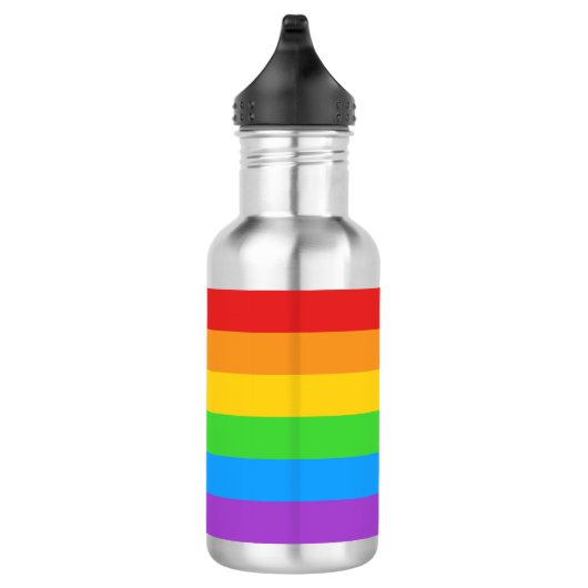 Pride Hydrate: Regenboogvlag Waterfles (Rechts)