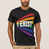 Pride I bestaat uit LGBTQIA+-activist en bondgenoo T-shirt (Voorkant)