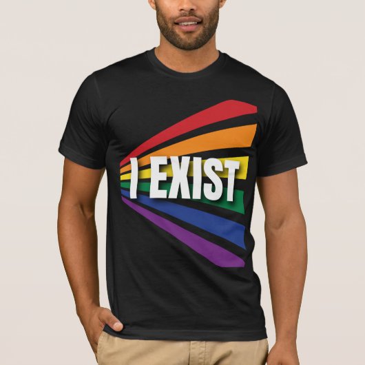 Pride I bestaat uit LGBTQIA+-activist en bondgenoo T-shirt (Voorkant)