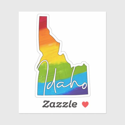 PRIDE Idaho State Sticker (Vel)