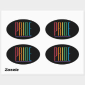 PRIDE II ovale Stickers (Vel)