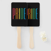 PRIDE II Rechthoek Handventilatoren Handwaaier (Voorkant en achterkant)