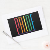 PRIDE II Rechthoekige Stickers (Envelop)