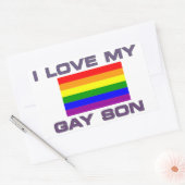 PRIDE- IK HOU VAN MIJN HOMO ZOON - STICKER (Envelop)