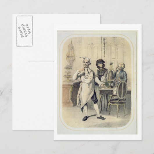 Pride in de keuken, van een reeks prints depi briefkaart (Voorkant / Achterkant)