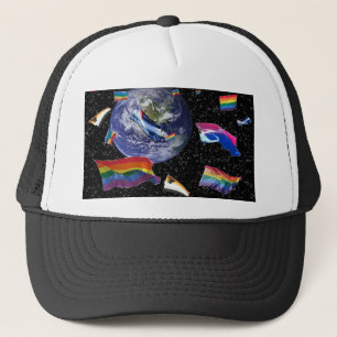 Pride in de ruimte trucker pet
