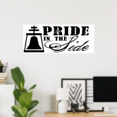 Pride in de zijkant - Poster (Thuiskantoor)