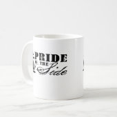 Pride in de zijkant - Riverside, CA Koffiemok (Voorkant links)