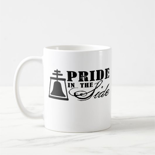 Pride in de zijkant - Riverside, CA Koffiemok (Links)