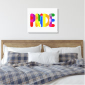 Pride in design canvas afdruk (Insitu (Slaapkamer))